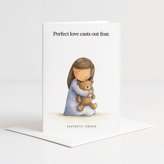 Perfect love casts out fear.