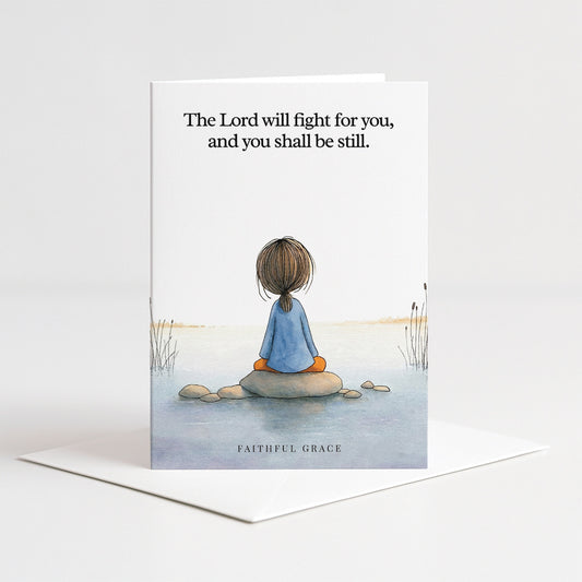 The Lord will fight for you.