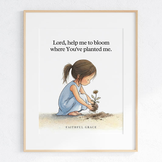 Help me to bloom.