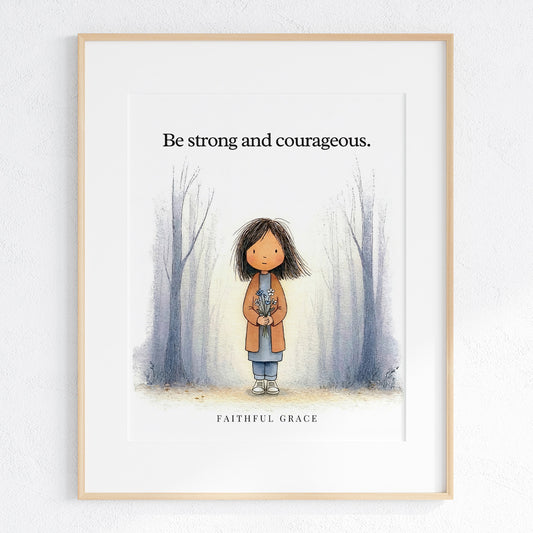 Strong and courageous.