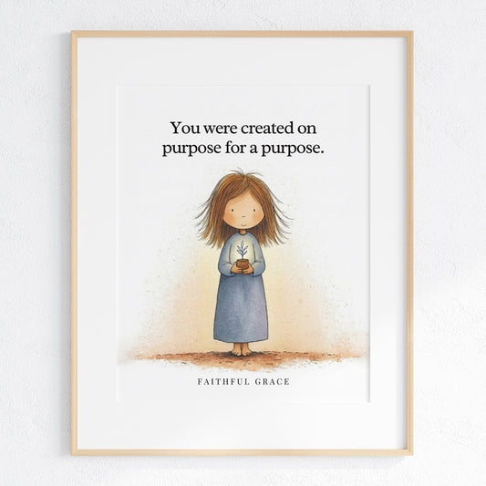 On purpose for a purpose. print