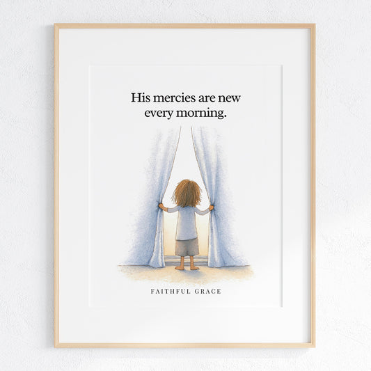 His mercies are new every morning.