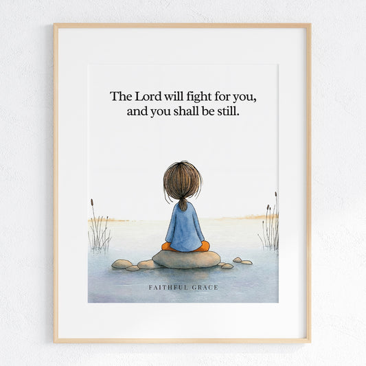 The Lord will fight for you.