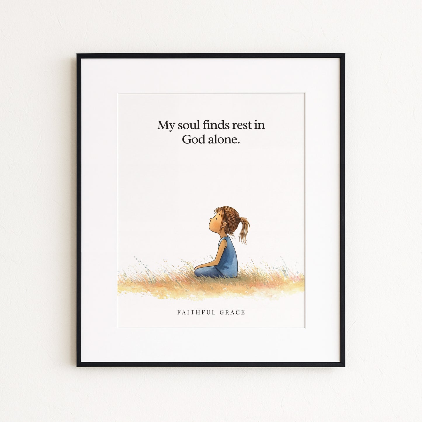 My soul finds rest.