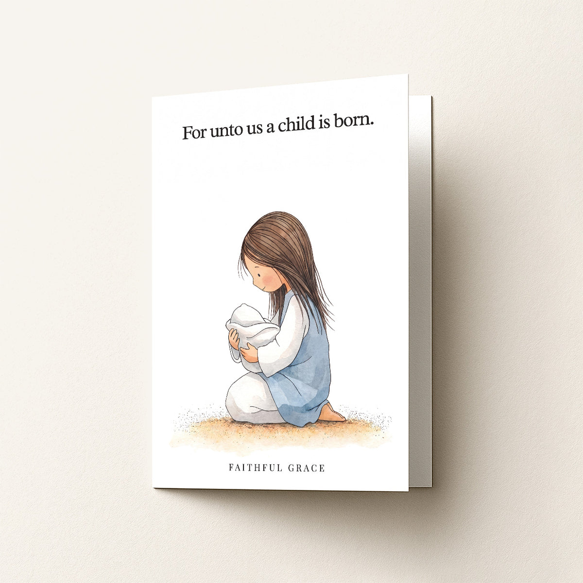 For unto us a child is born.