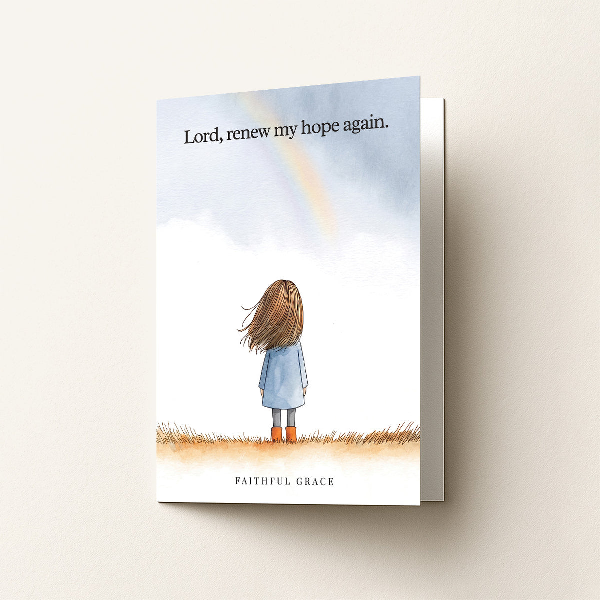Renew my hope again.
