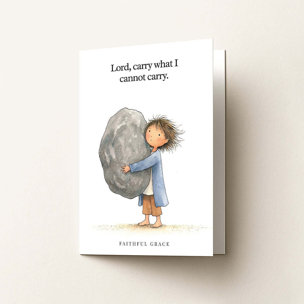 Carry what I cannot carry.