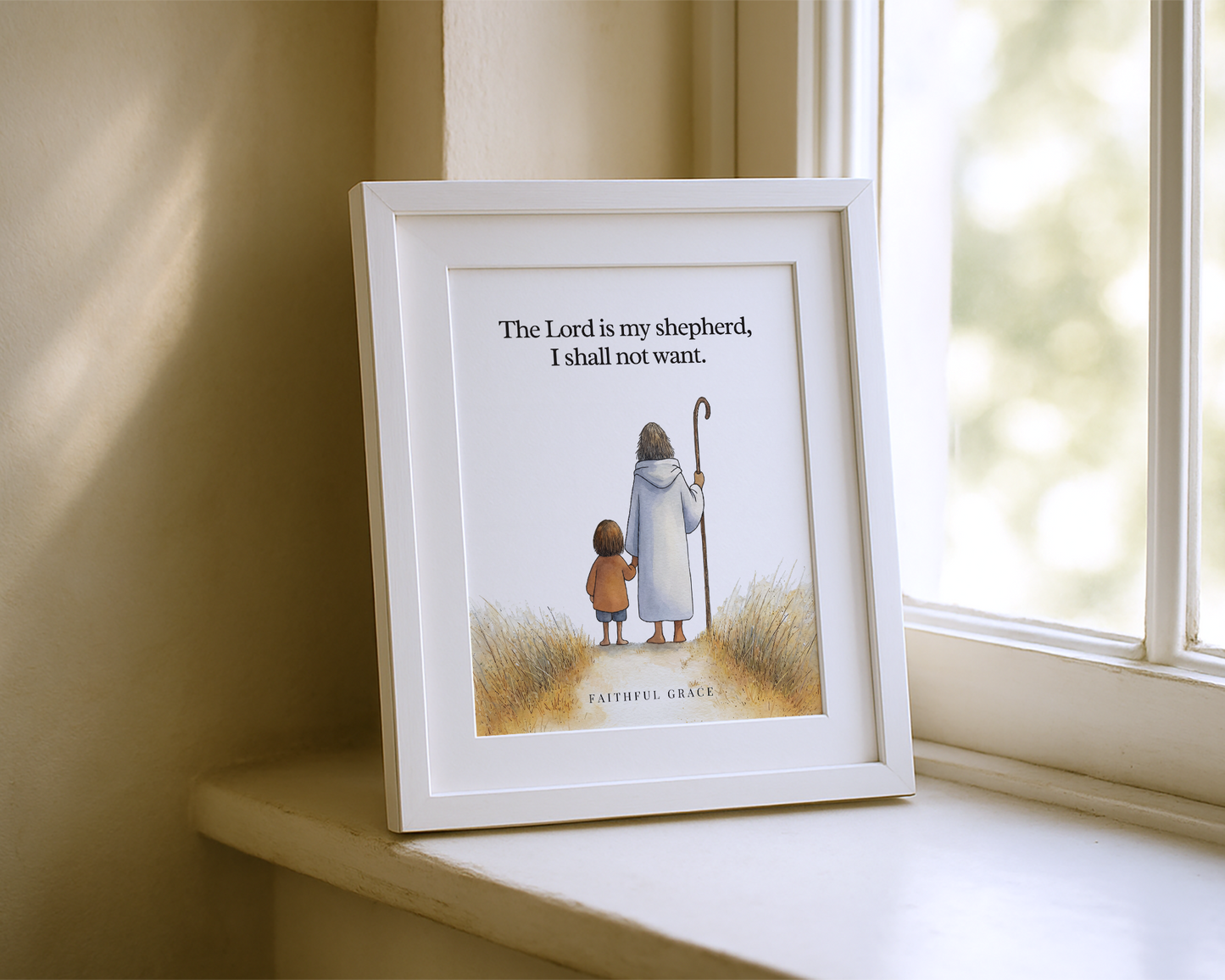 The Lord is my shepherd.