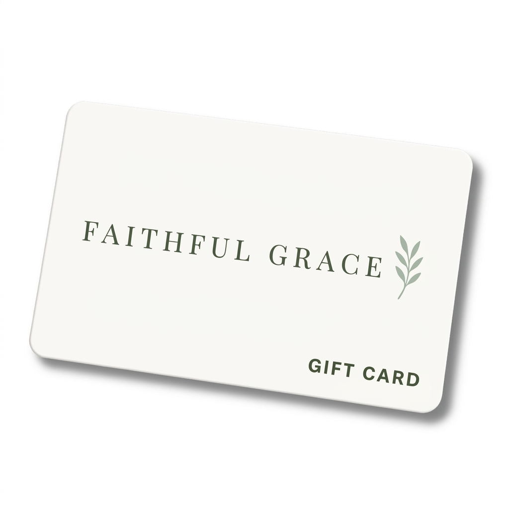 Faithful Grace gift card.