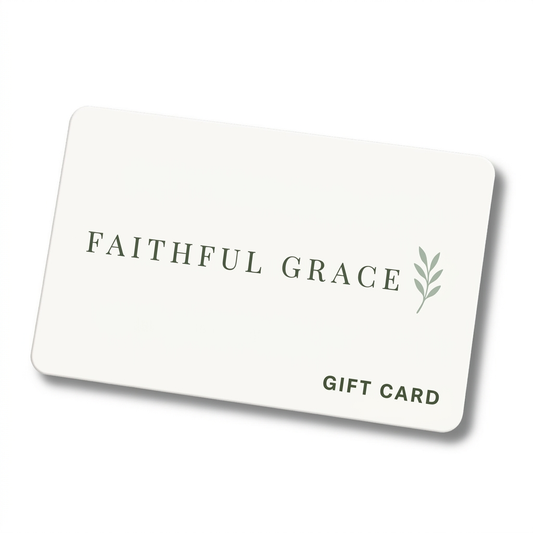 Faithful Grace gift card.