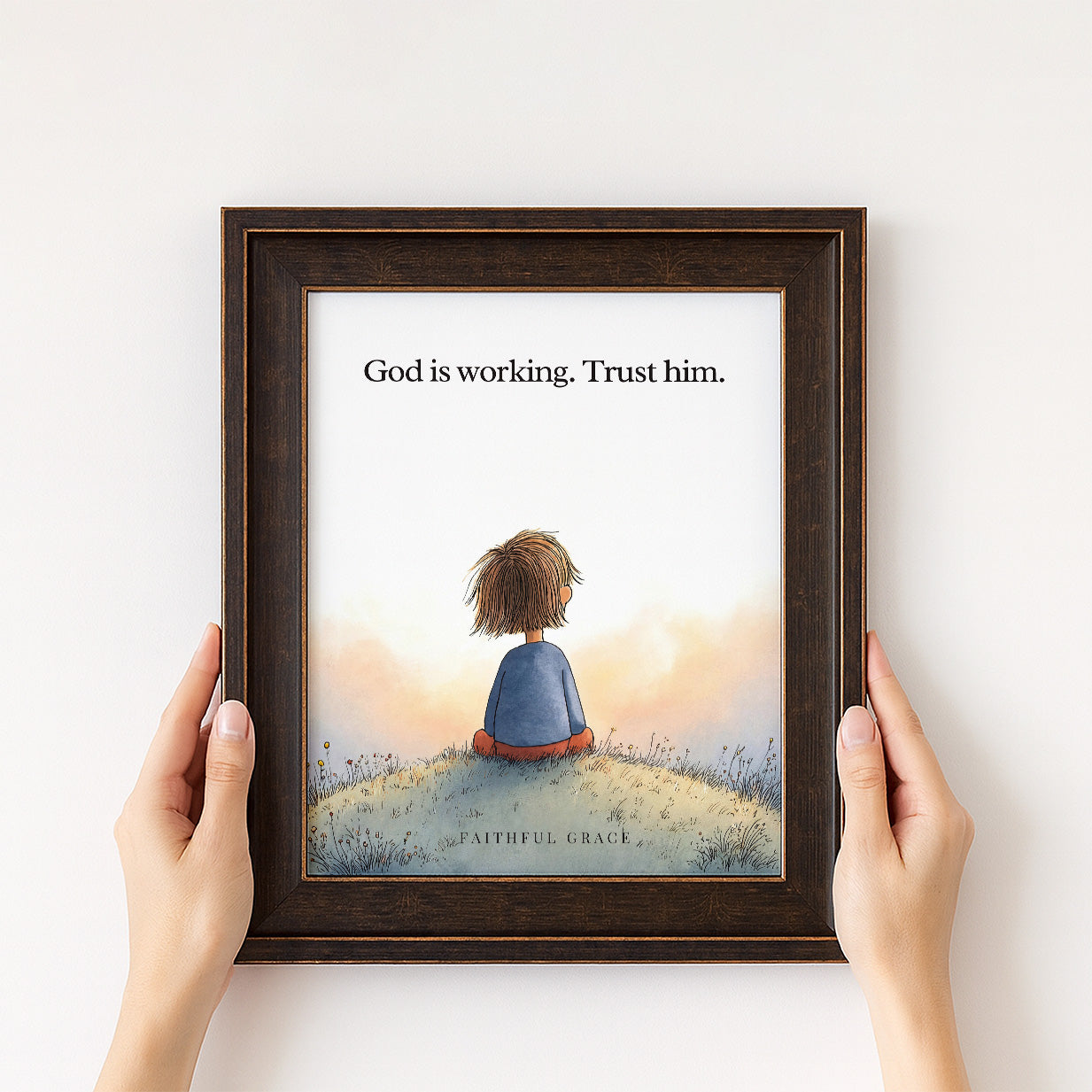 God is working. Trust him.