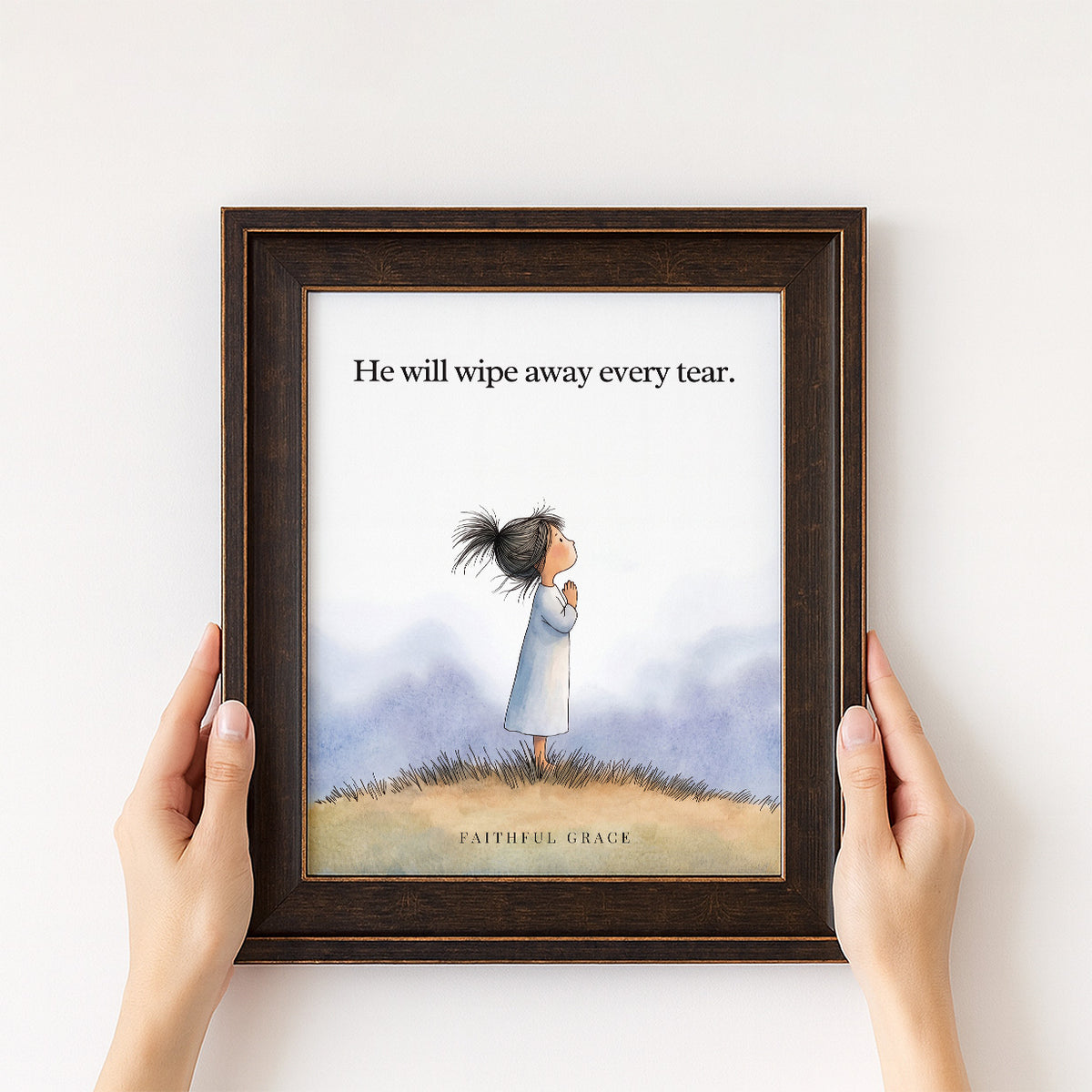 He will wipe away every tear.