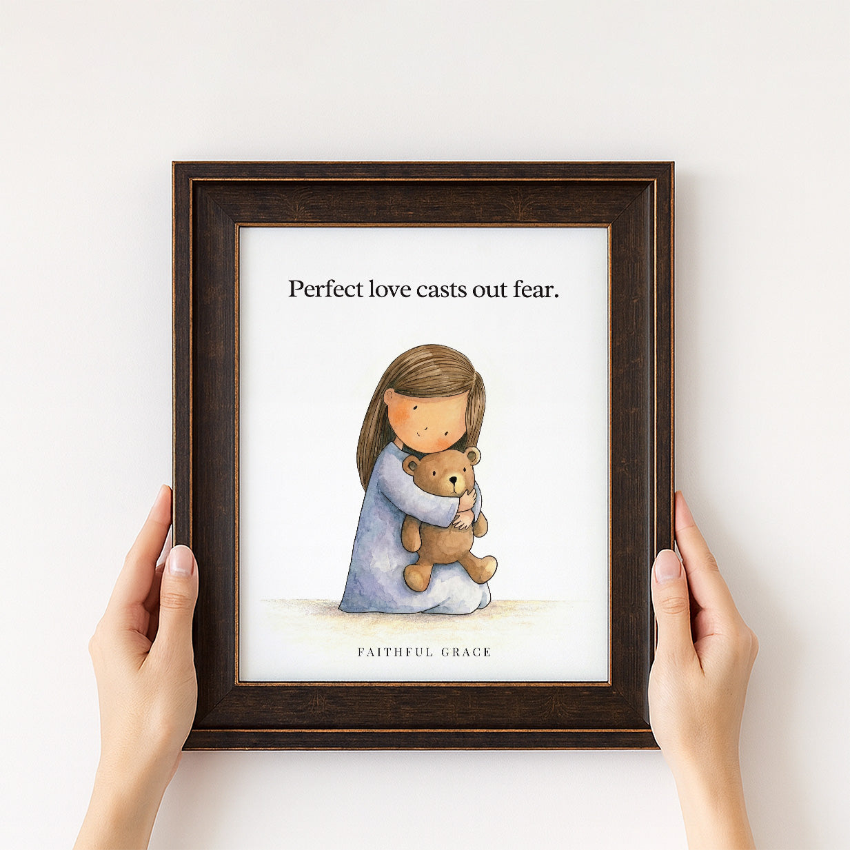 Perfect love casts out fear.
