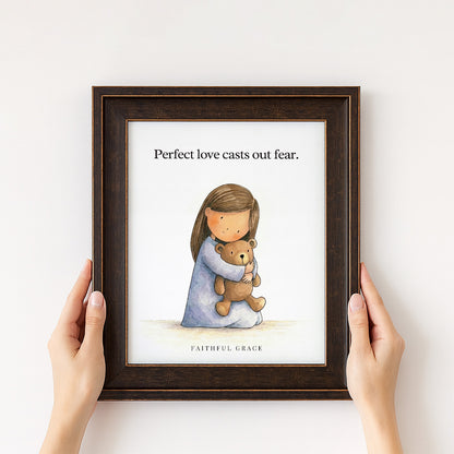 Perfect love casts out fear.