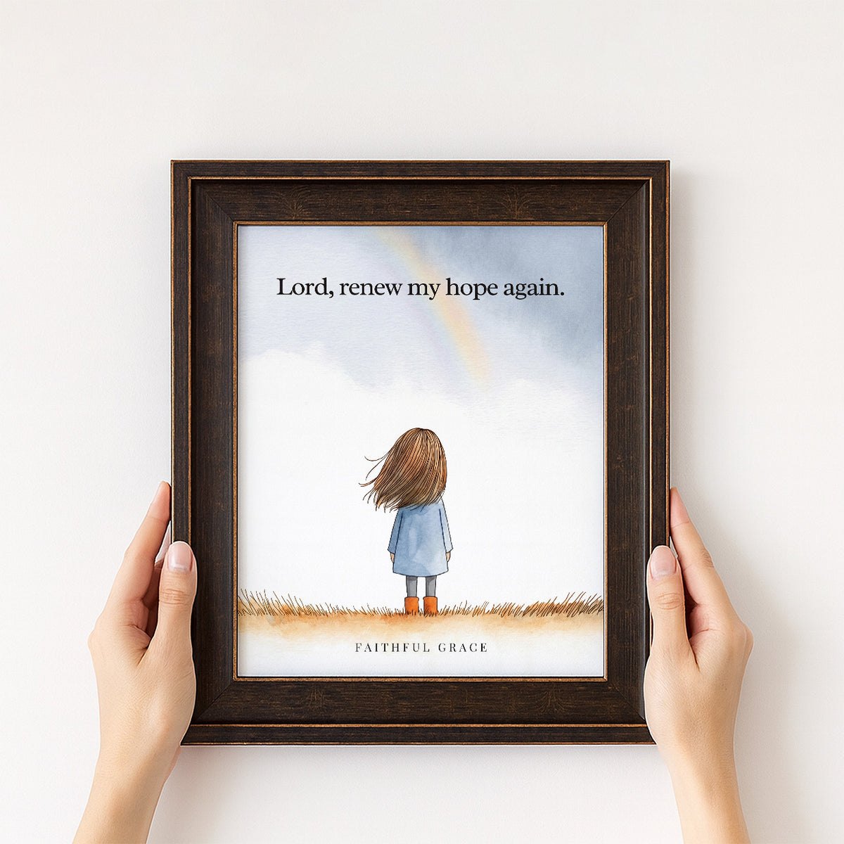 Renew my hope again.