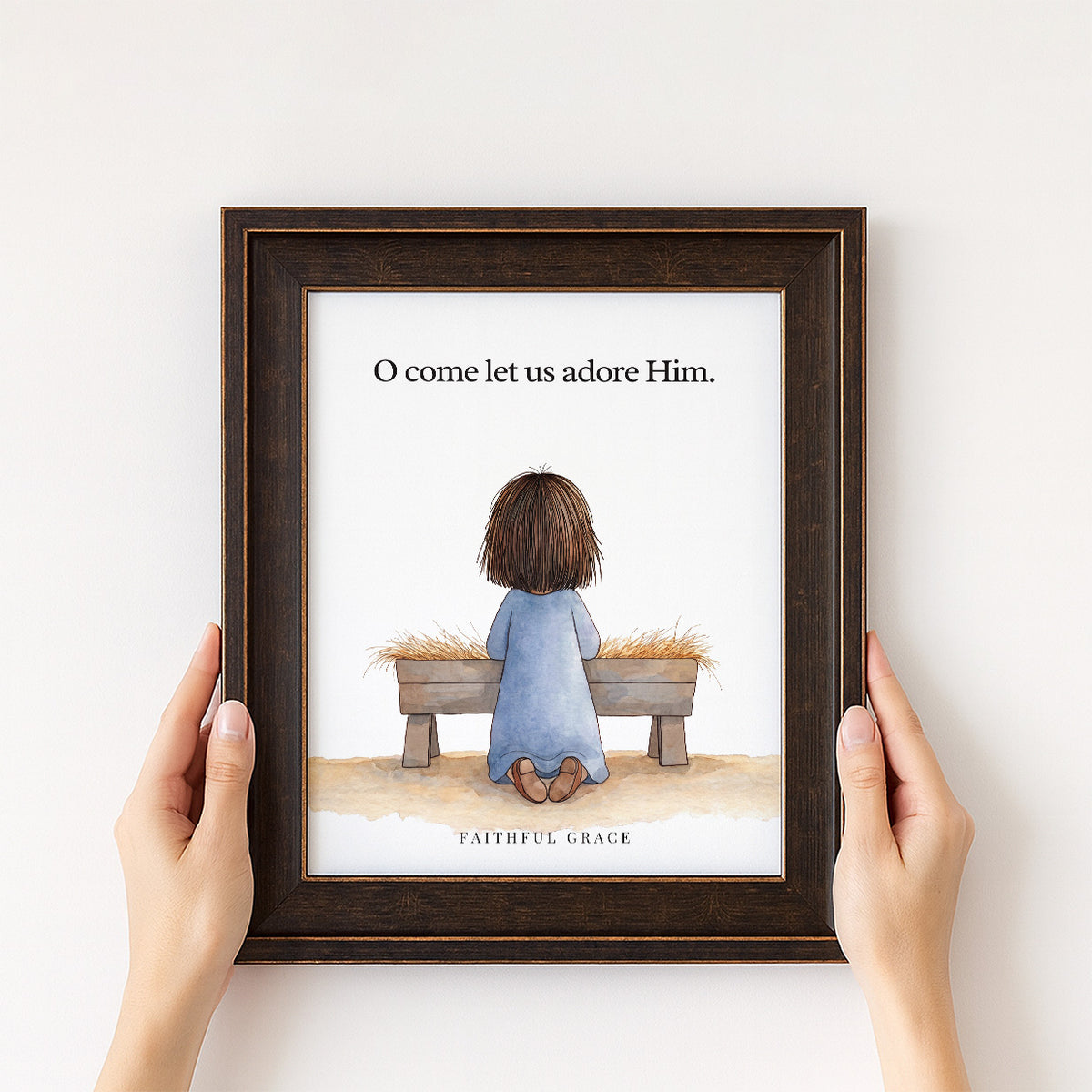 O come let us adore Him.