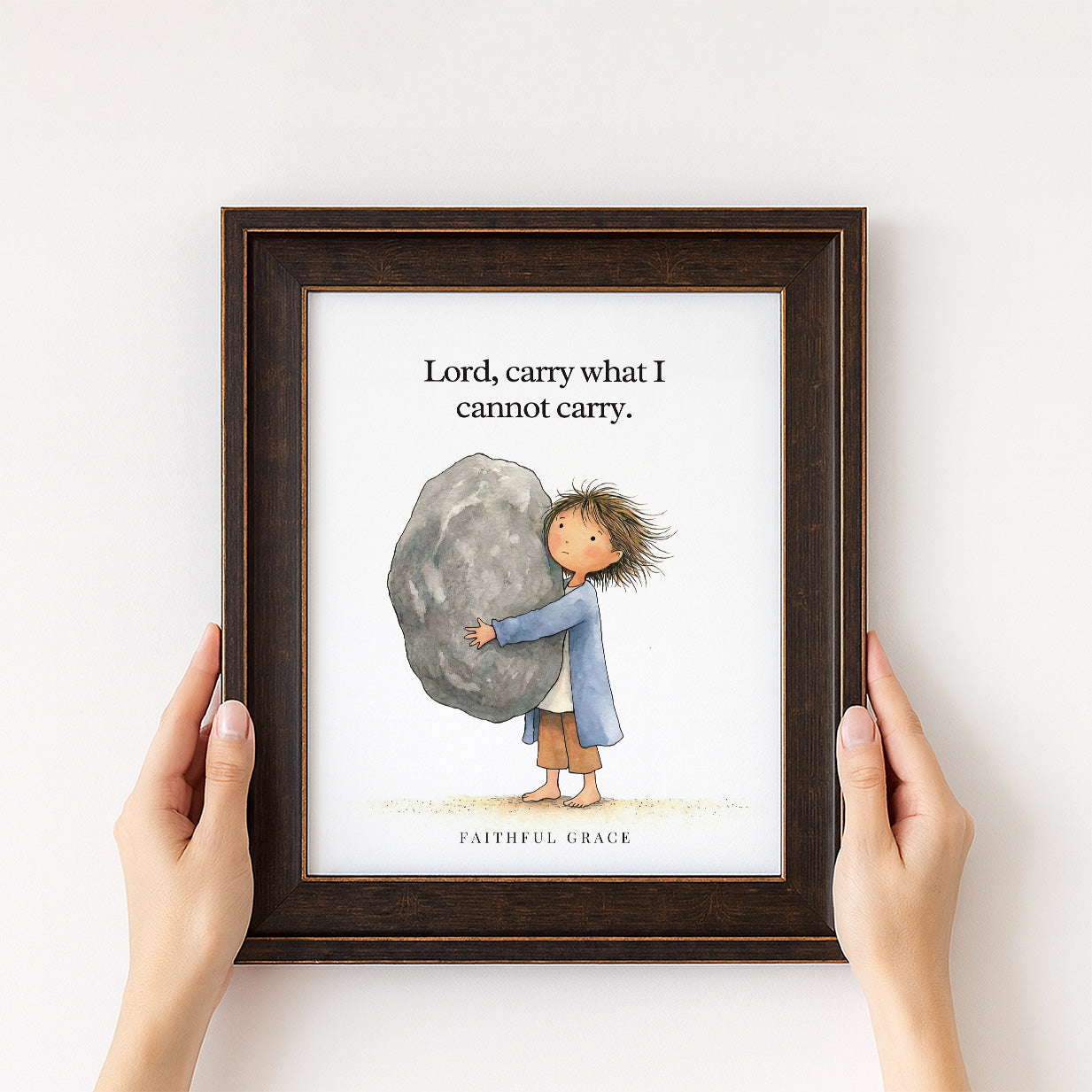 Carry what I cannot carry.