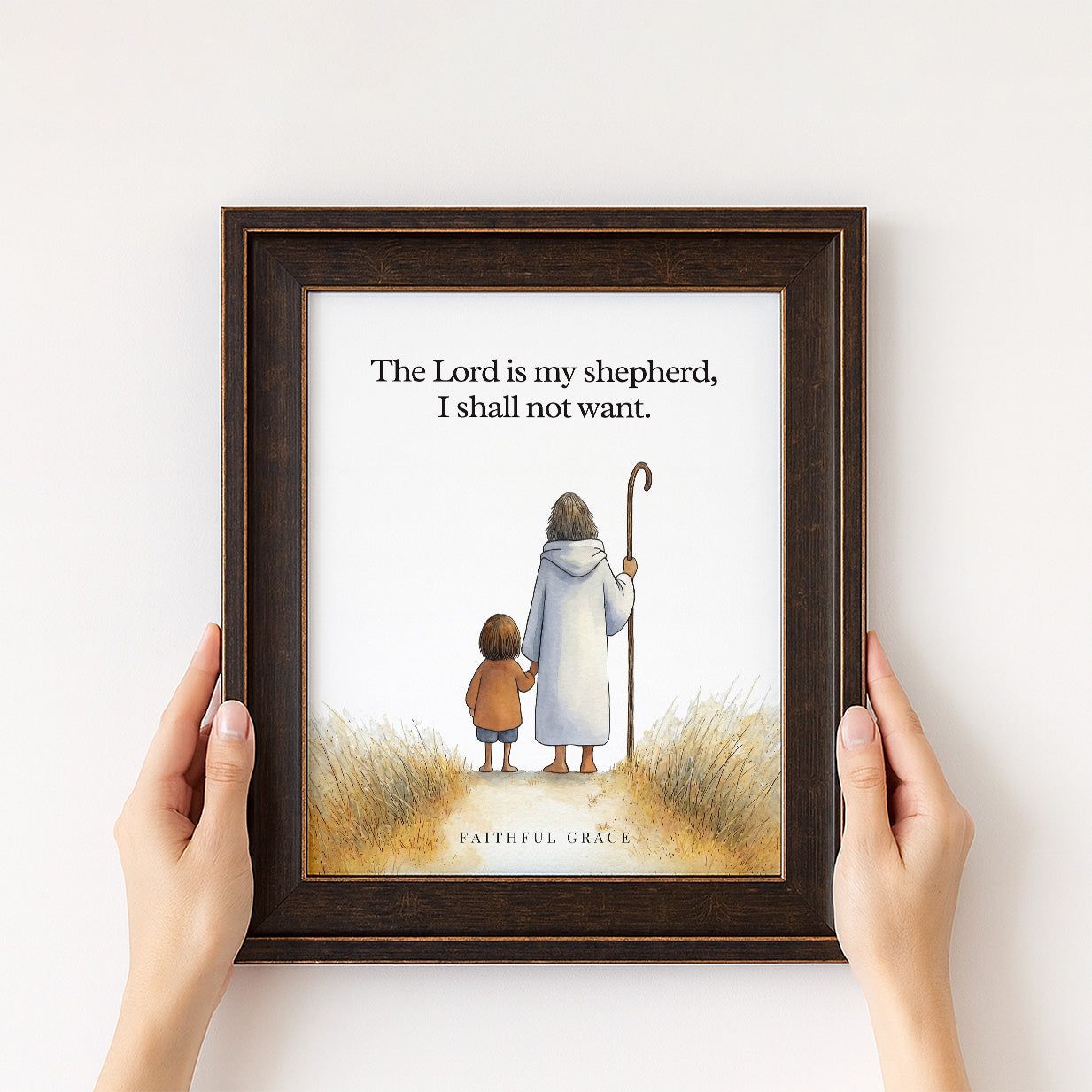The Lord is my shepherd.