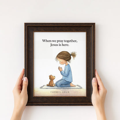 When we pray together.