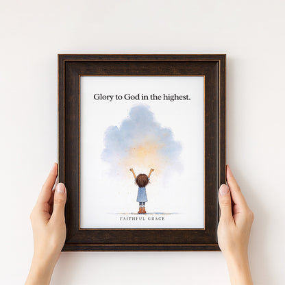Glory to God in the highest.