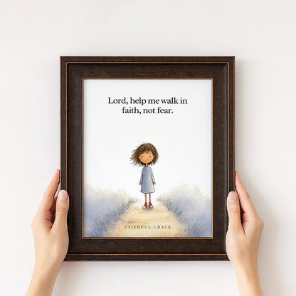 Help me walk in faith, not fear.
