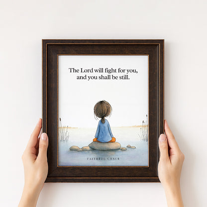 The Lord will fight for you.