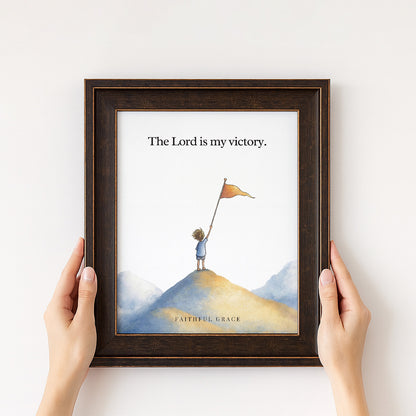 The Lord is my victory.
