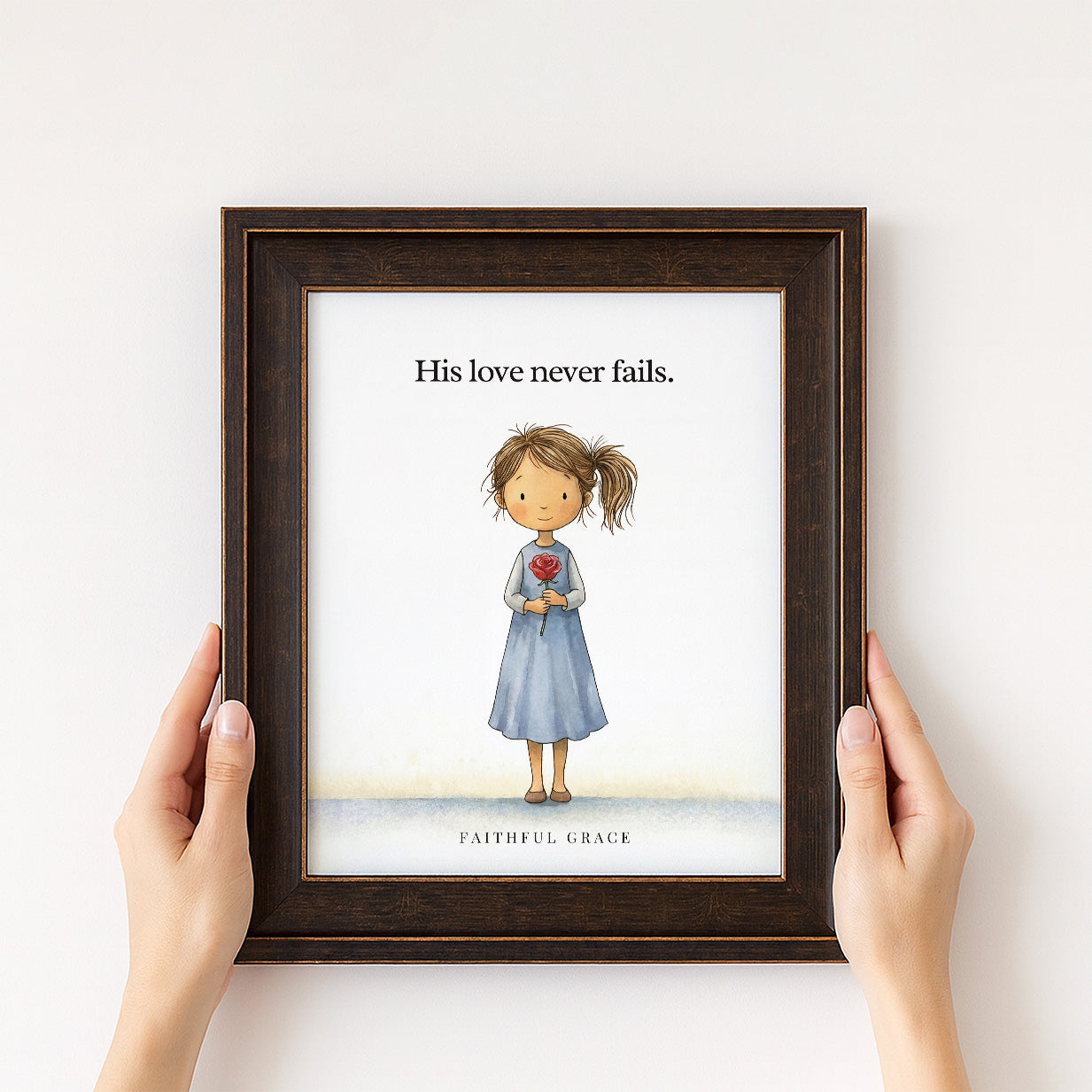 His love never fails.