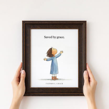 Saved by grace.