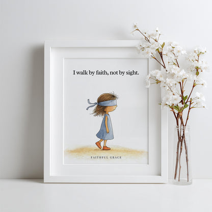 Walk by faith.