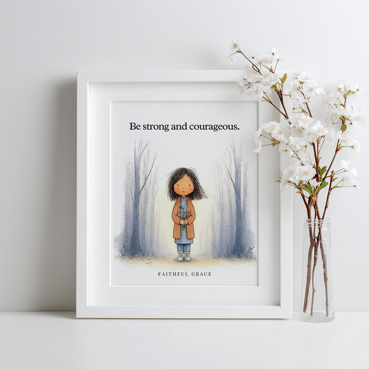 Strong and courageous.