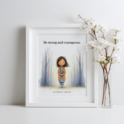 Strong and courageous.