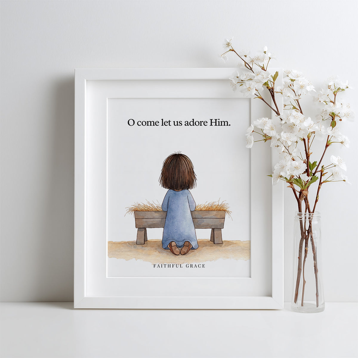 O come let us adore Him.