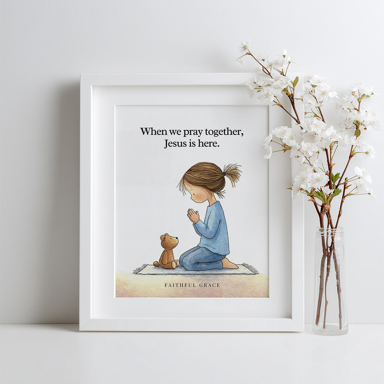 When we pray together.