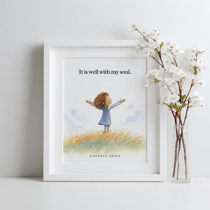 It is well with my soul.