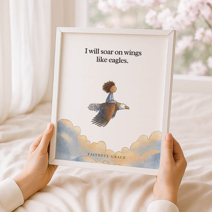 Wings like eagles.