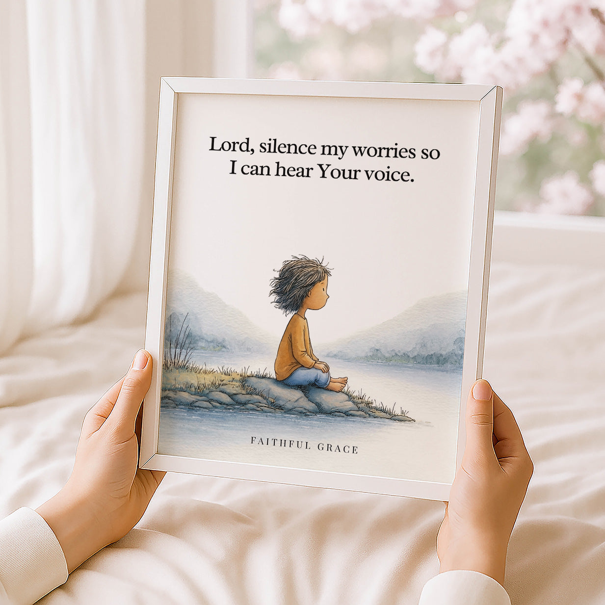 Silence my worries.