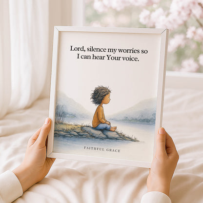 Silence my worries.