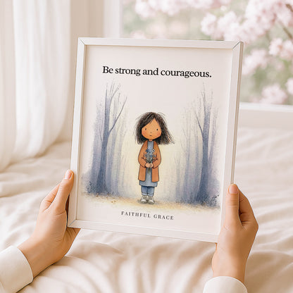Strong and courageous.