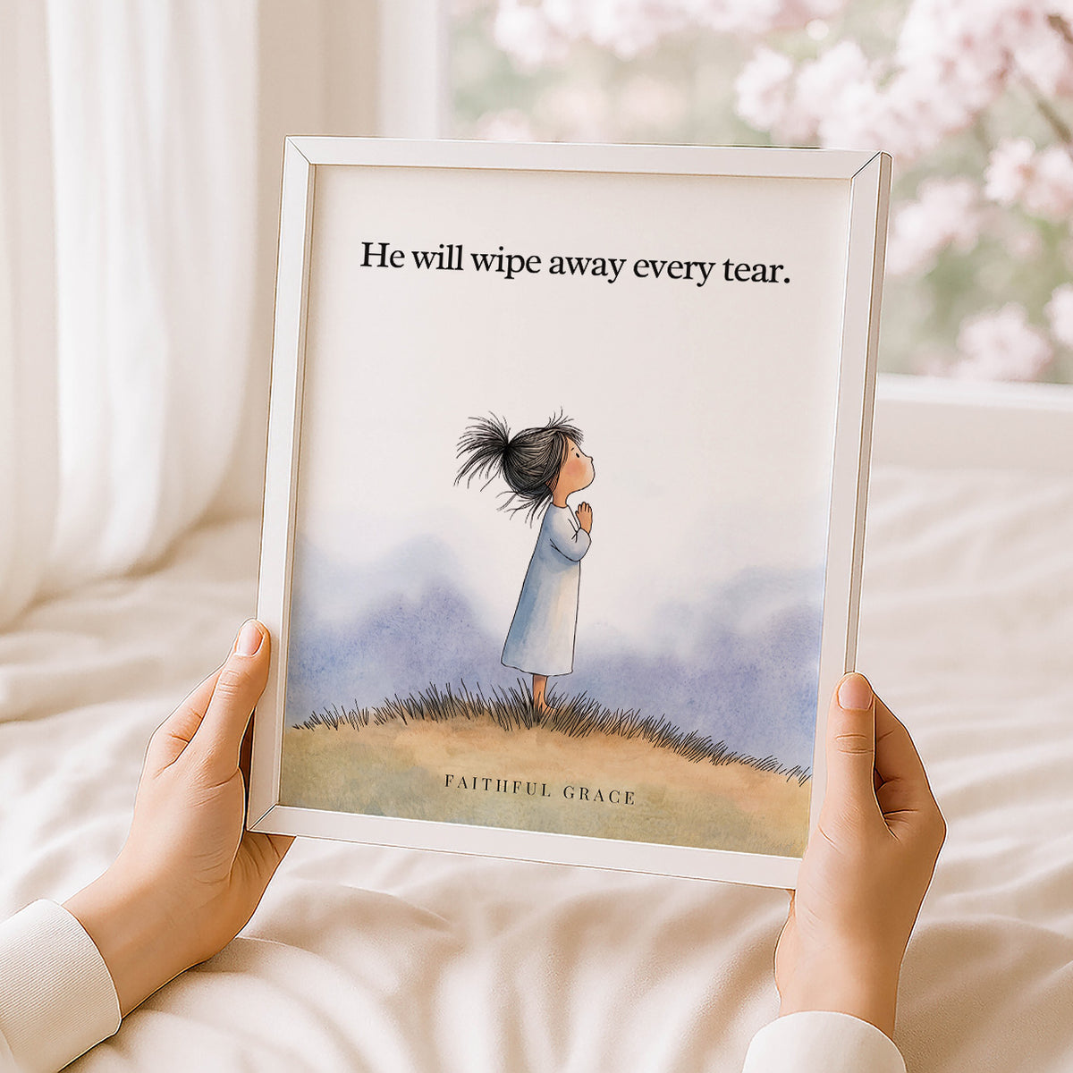 He will wipe away every tear.