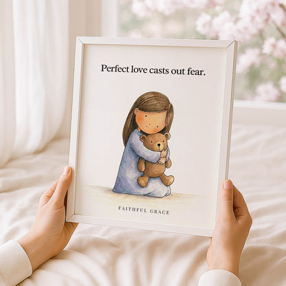 Perfect love casts out fear.