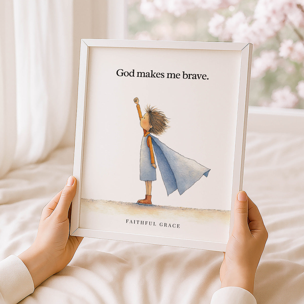 God makes me brave.