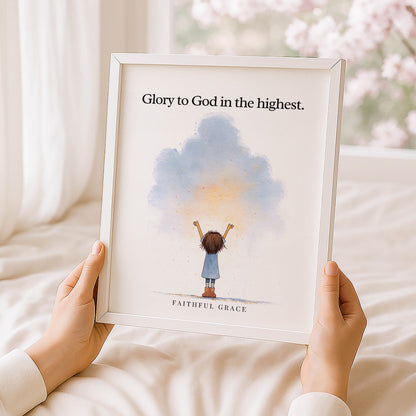 Glory to God in the highest.