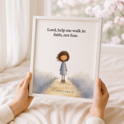 Help me walk in faith, not fear.