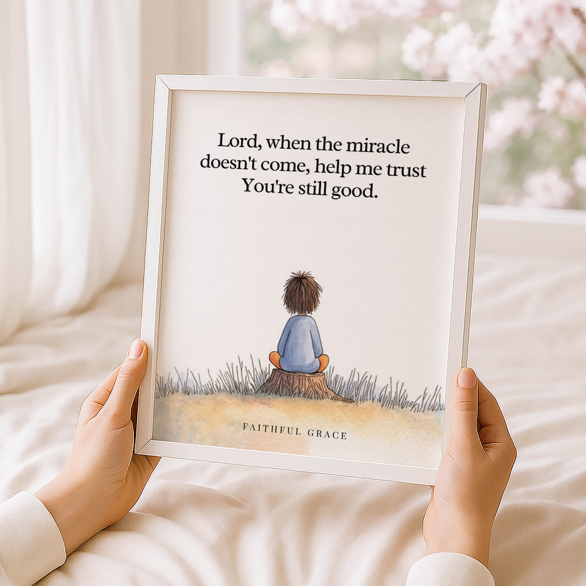 When the miracle doesn't come. print