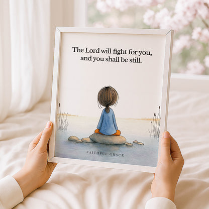 The Lord will fight for you.