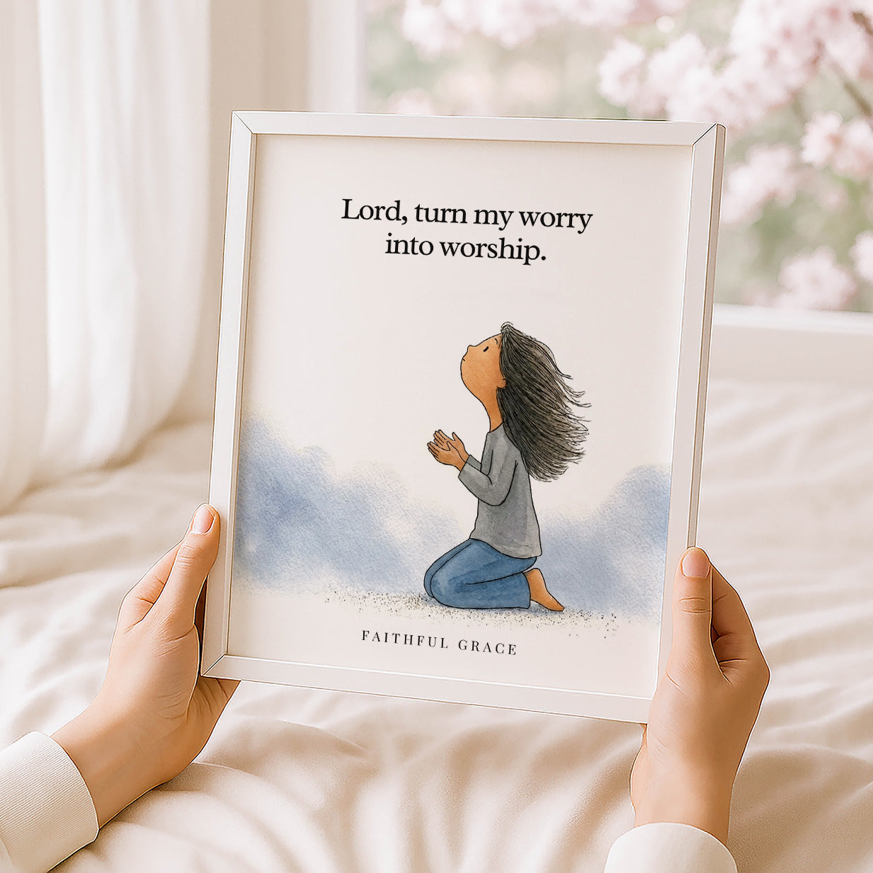 Turn my worry into worship.