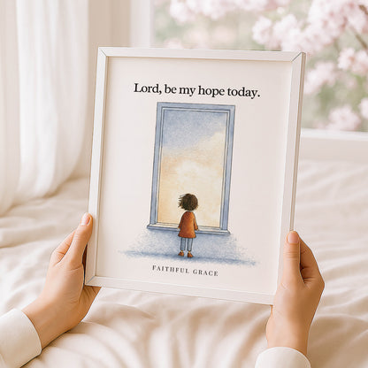 Be my hope today.