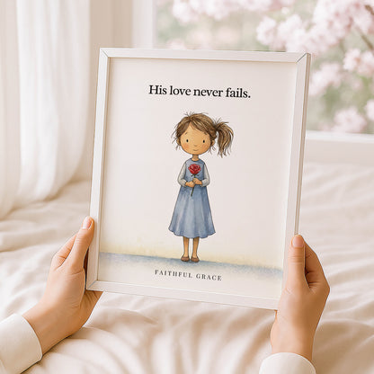 His love never fails.