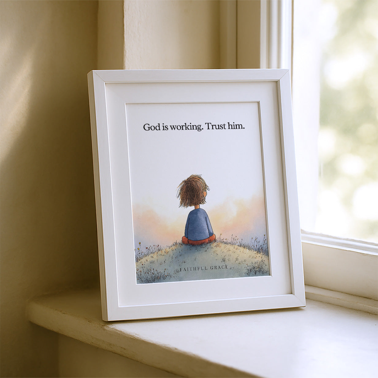 God is working. Trust him.